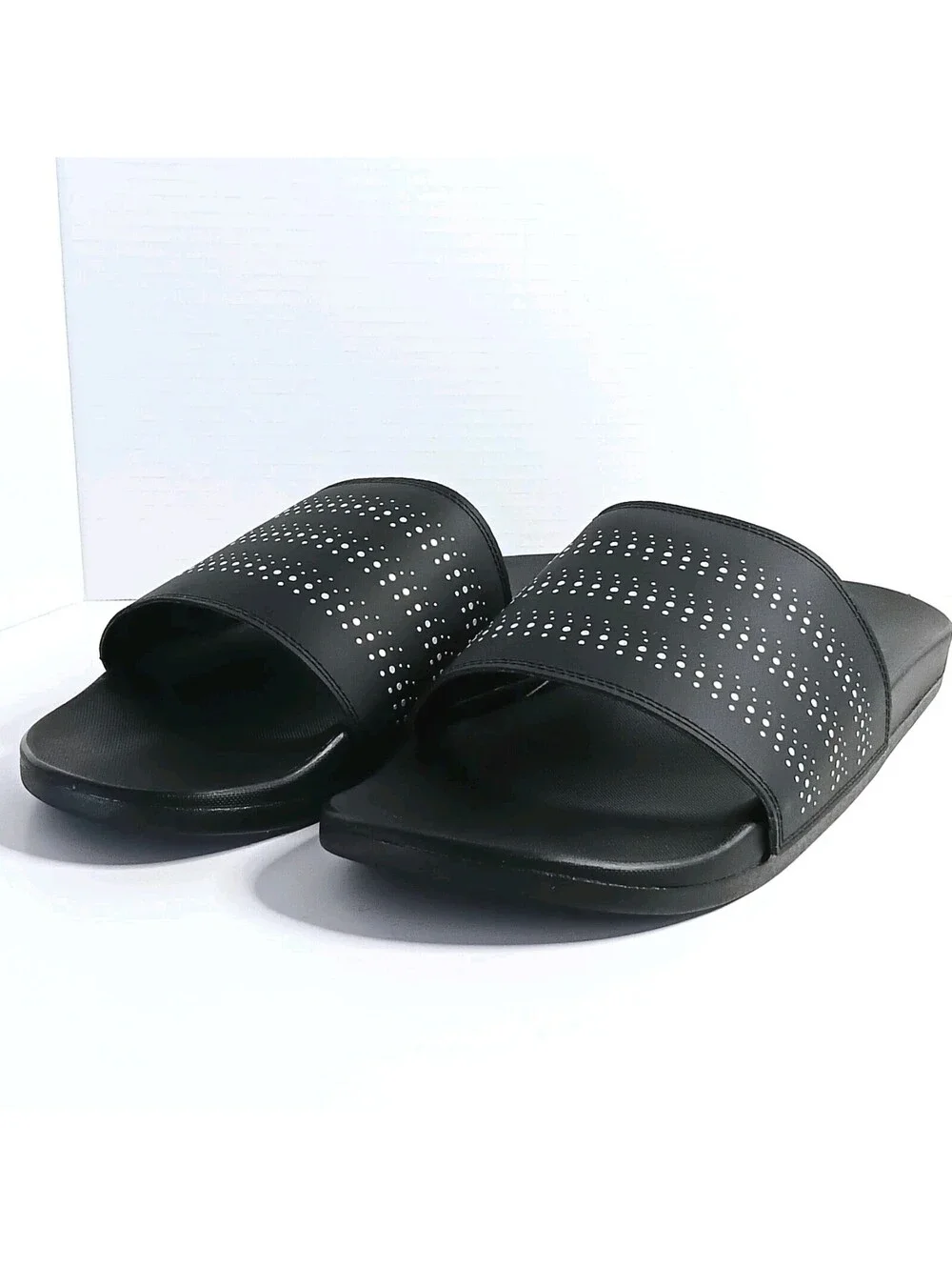 NEW Adidas Adilette Comfort Shower Sandals Mens 16 Slide Slip On Flat Low Black